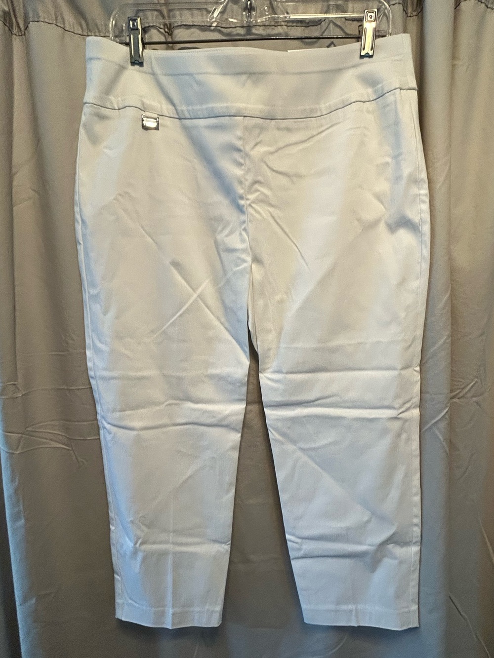 Alfani White Cropped Dress Pants